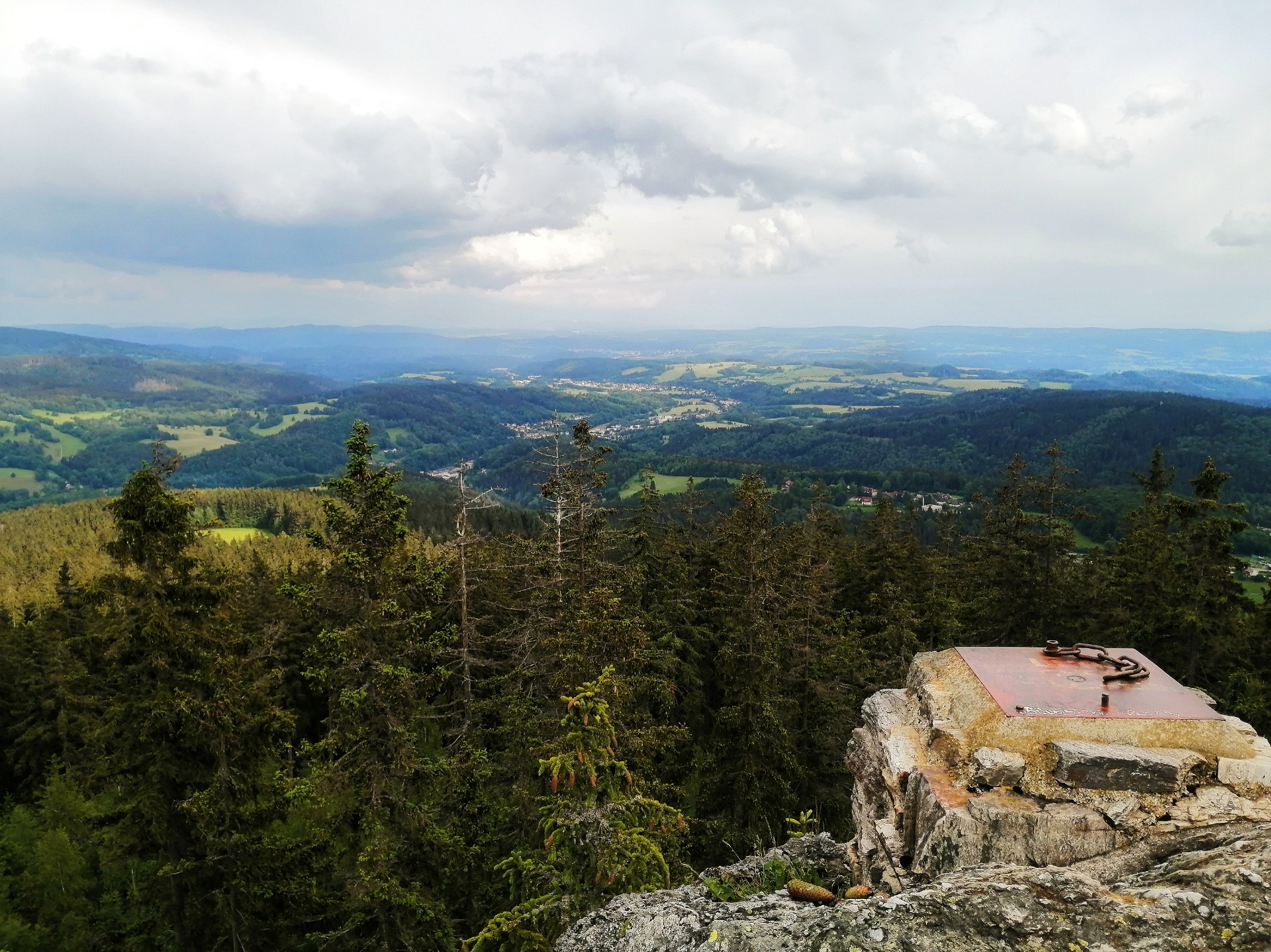 Výhled z Modrých kamenů